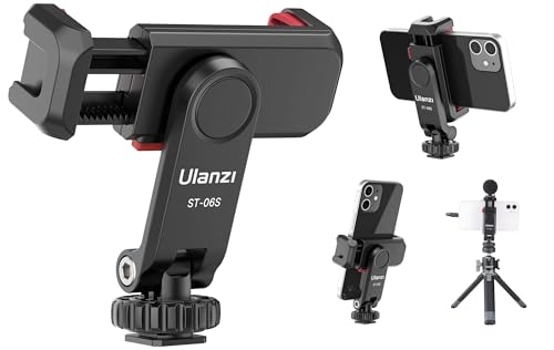 Amazon.co.jp: Ulanzi ST-06S 360°回転可能 スマートフォンマウント